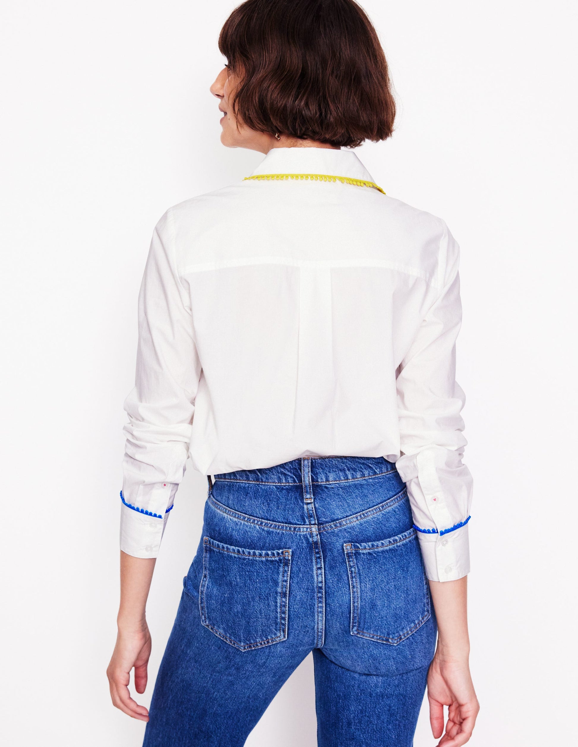 Sienna Interest Cotton Shirt-French Knot-3