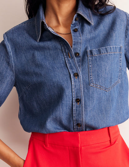 Denim Shirt-Mid Vintage