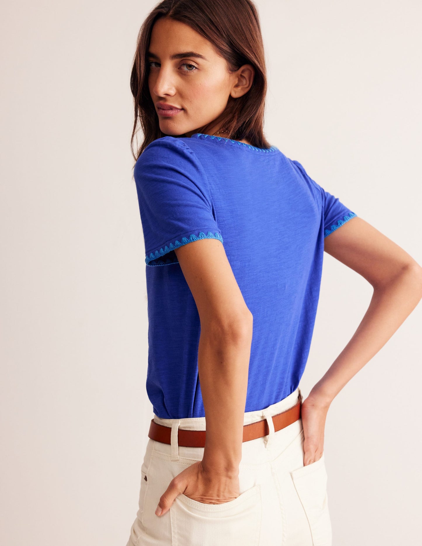 Ali Crochet T-shirt-Surf The Web