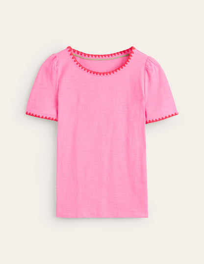 Ali Crochet T-shirt-Sangria Sunset-5