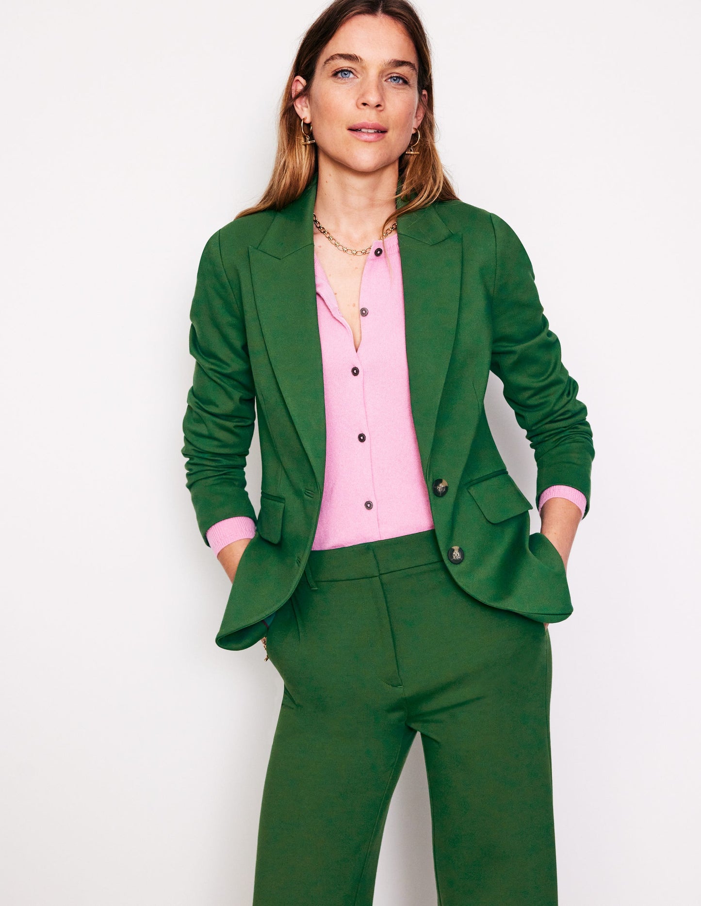 Marylebone Ponte Blazer-Eden