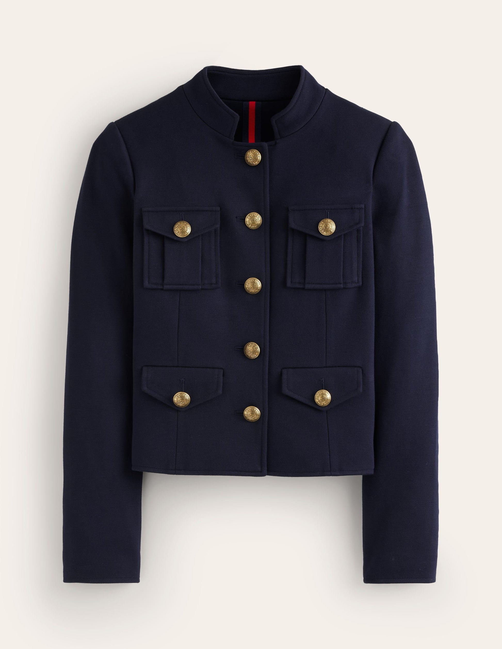 Military Ponte Jacket-Navy-7
