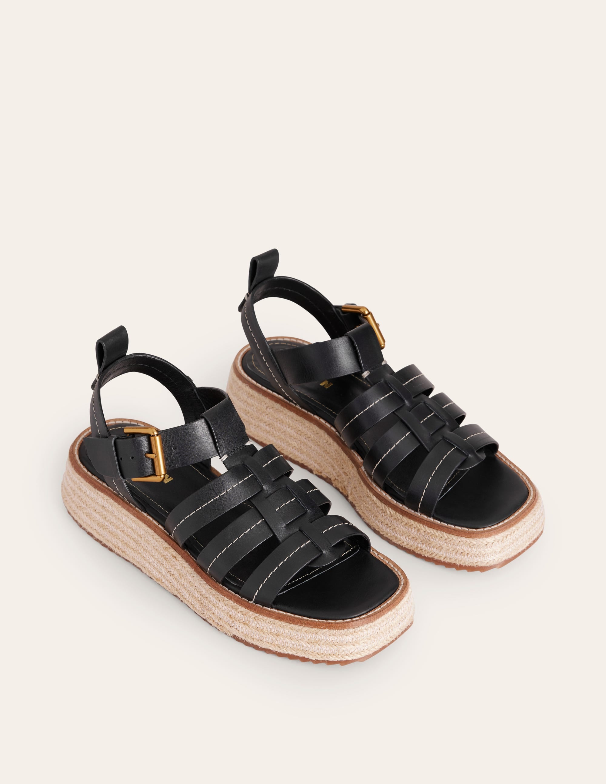 Chunky Fisherman Sandal-Black - Image 3