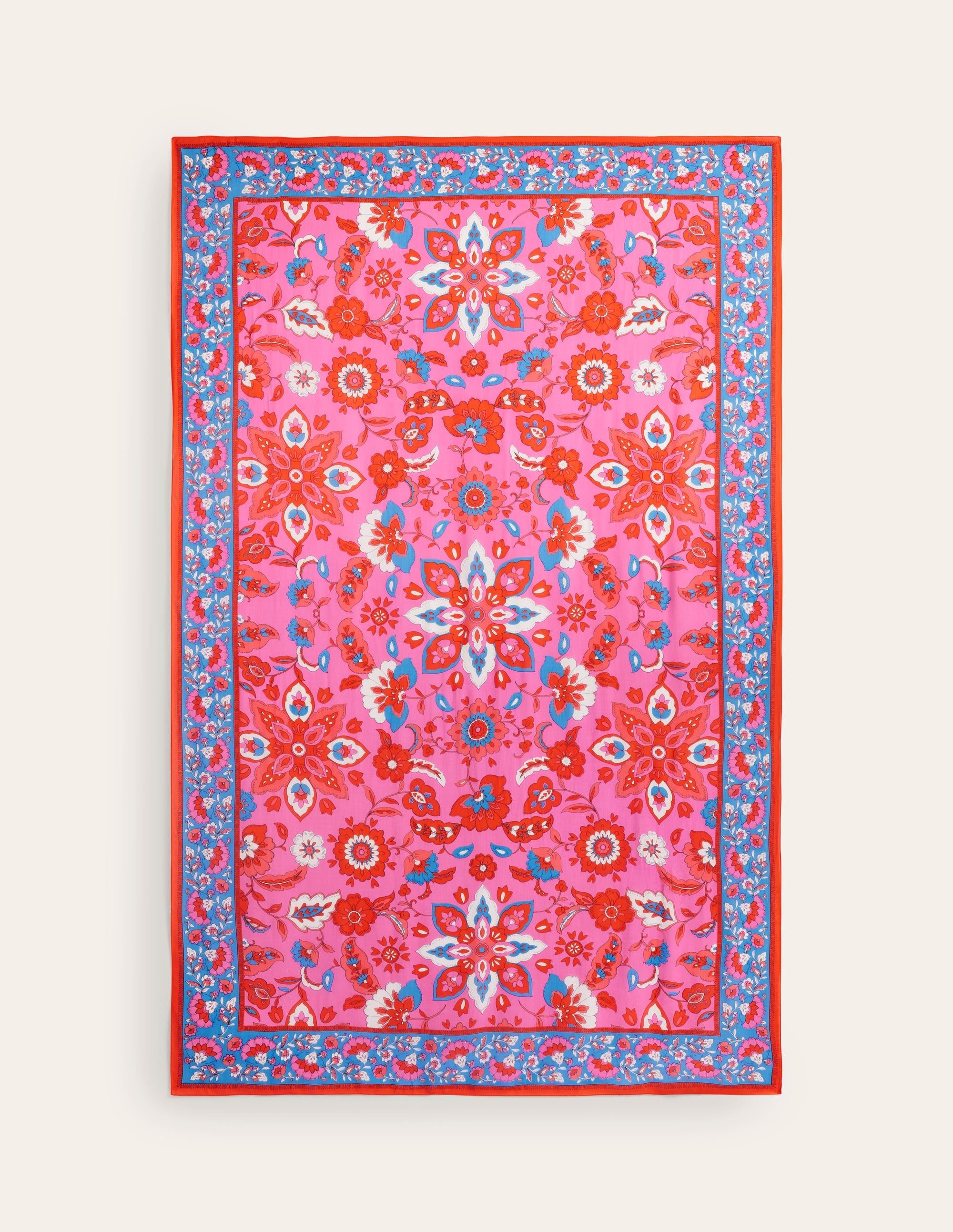 Printed Sarong Scarf-Party Pink, Botanic Sprig - Image 5