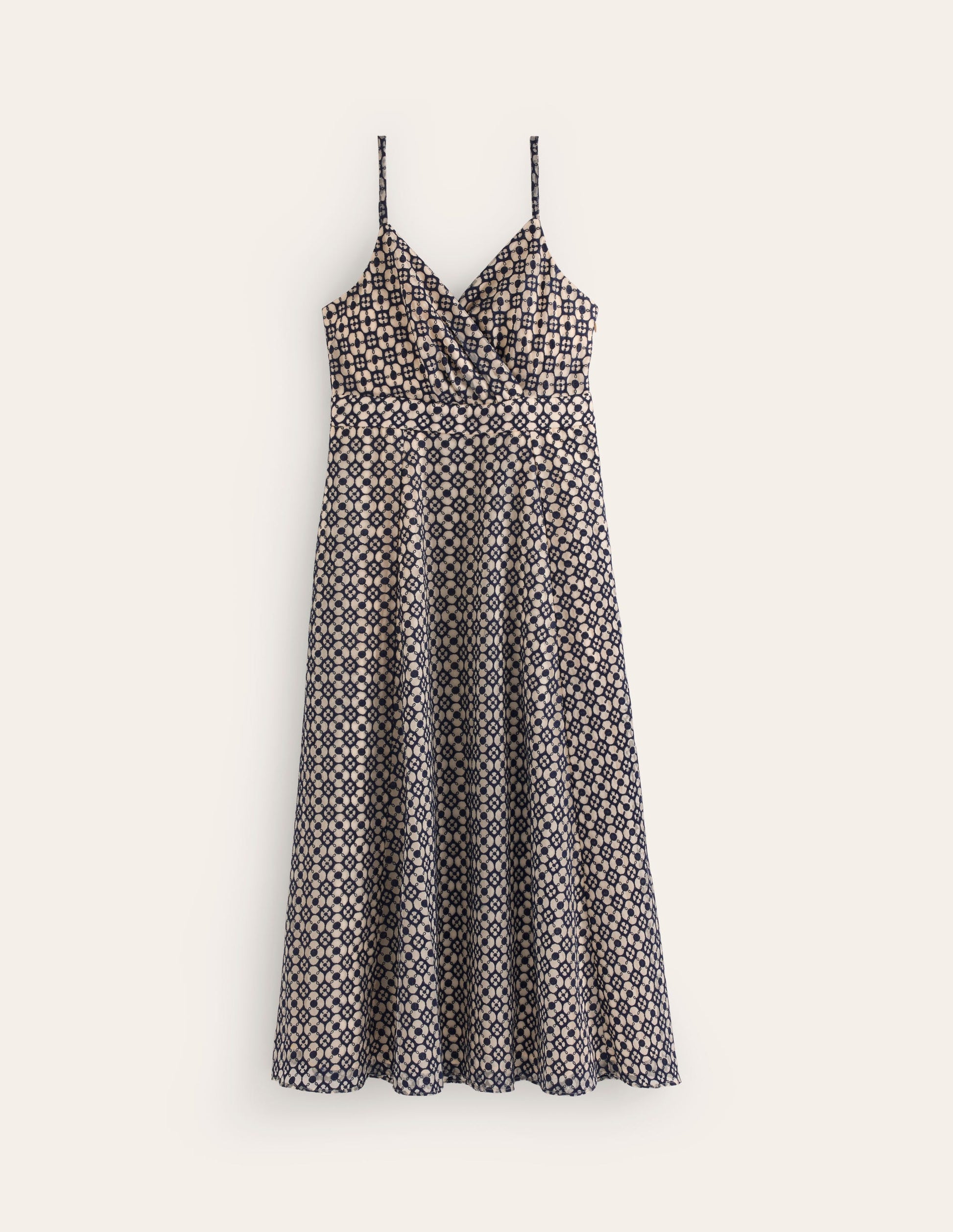 Organza Strappy Occasion Dress-Navy-5