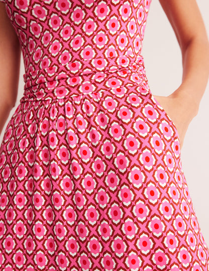 Amelie Jersey Midi Dress-Sangria Sunset, Geo Pome-3