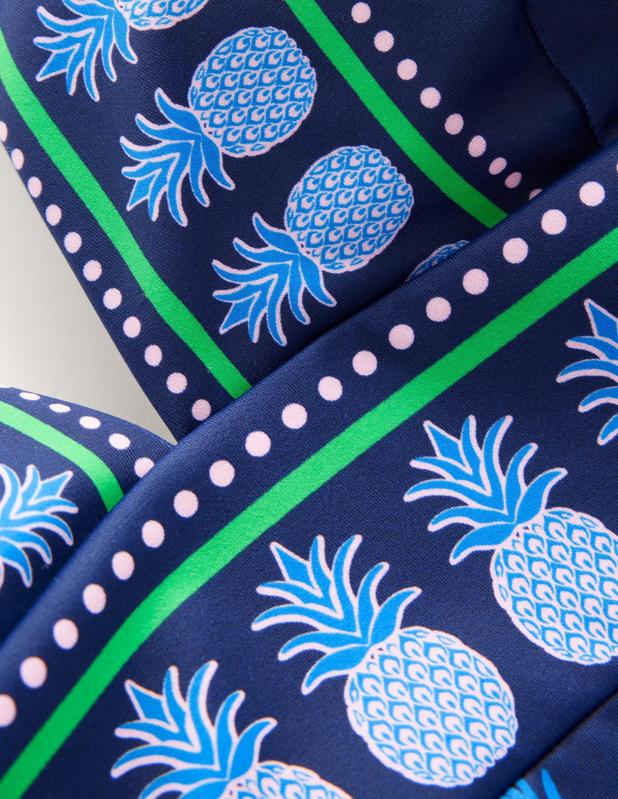 Porto V-neck Swimsuit-French Navy Parrots - Image 7