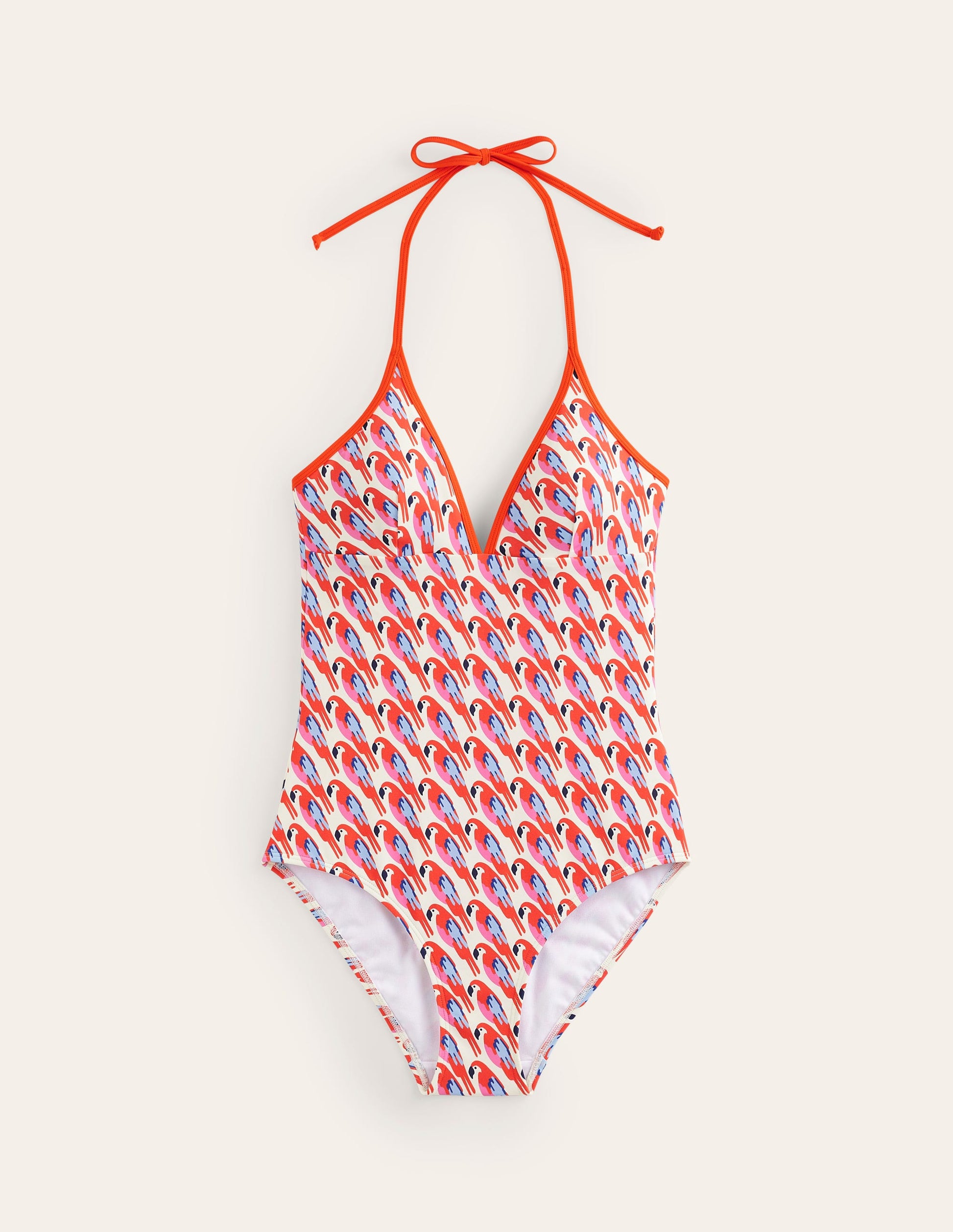Como String  Swimsuit-Multi, Tropical Parrot-5