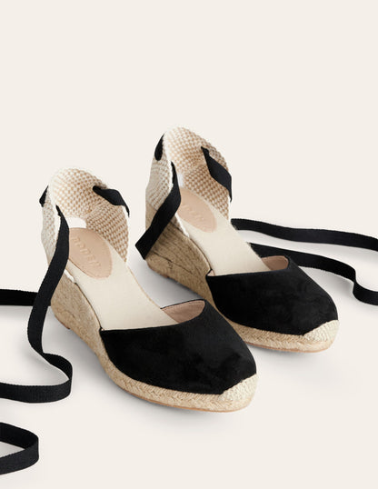 Cassie Espadrille Wedge-Black-3