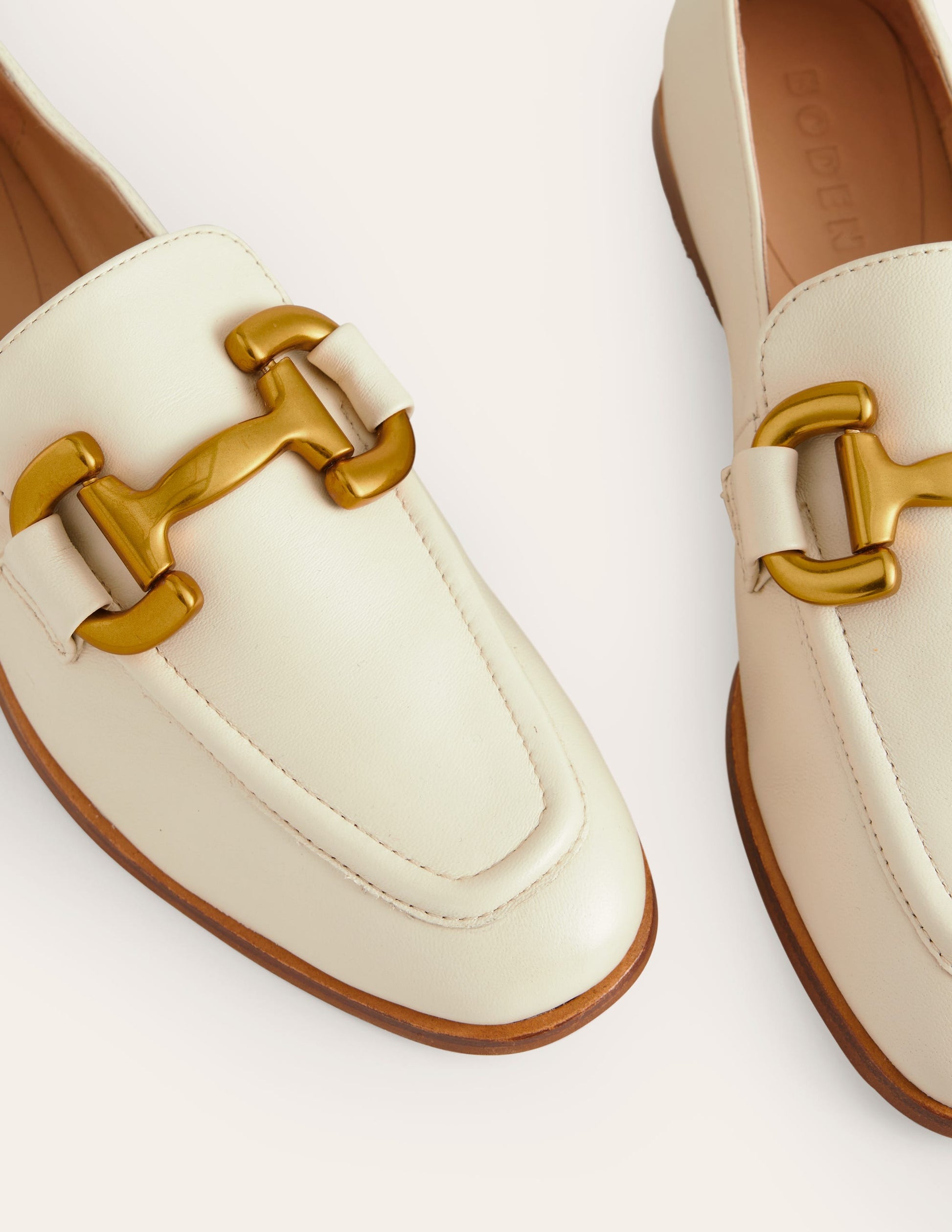 Iris Snaffle Loafers-Ecru-4