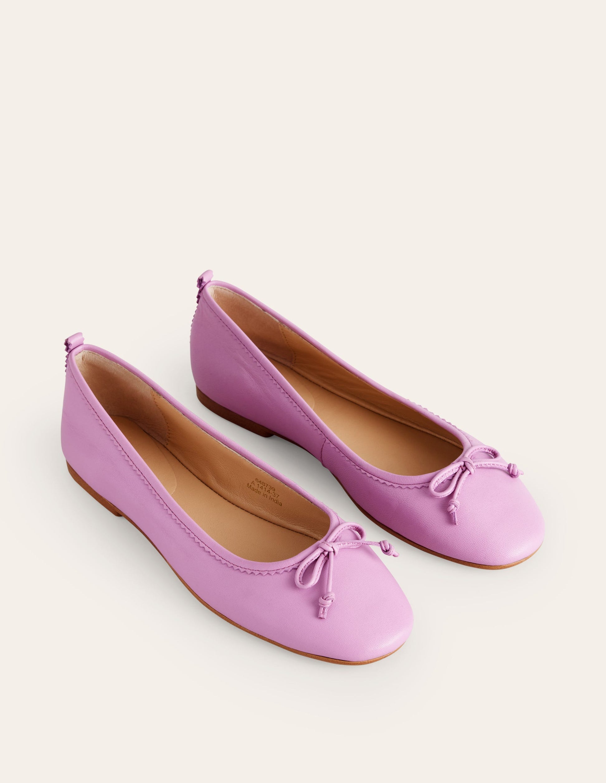Kitty Flexi Sole Ballet Pumps-Clover Leather-3
