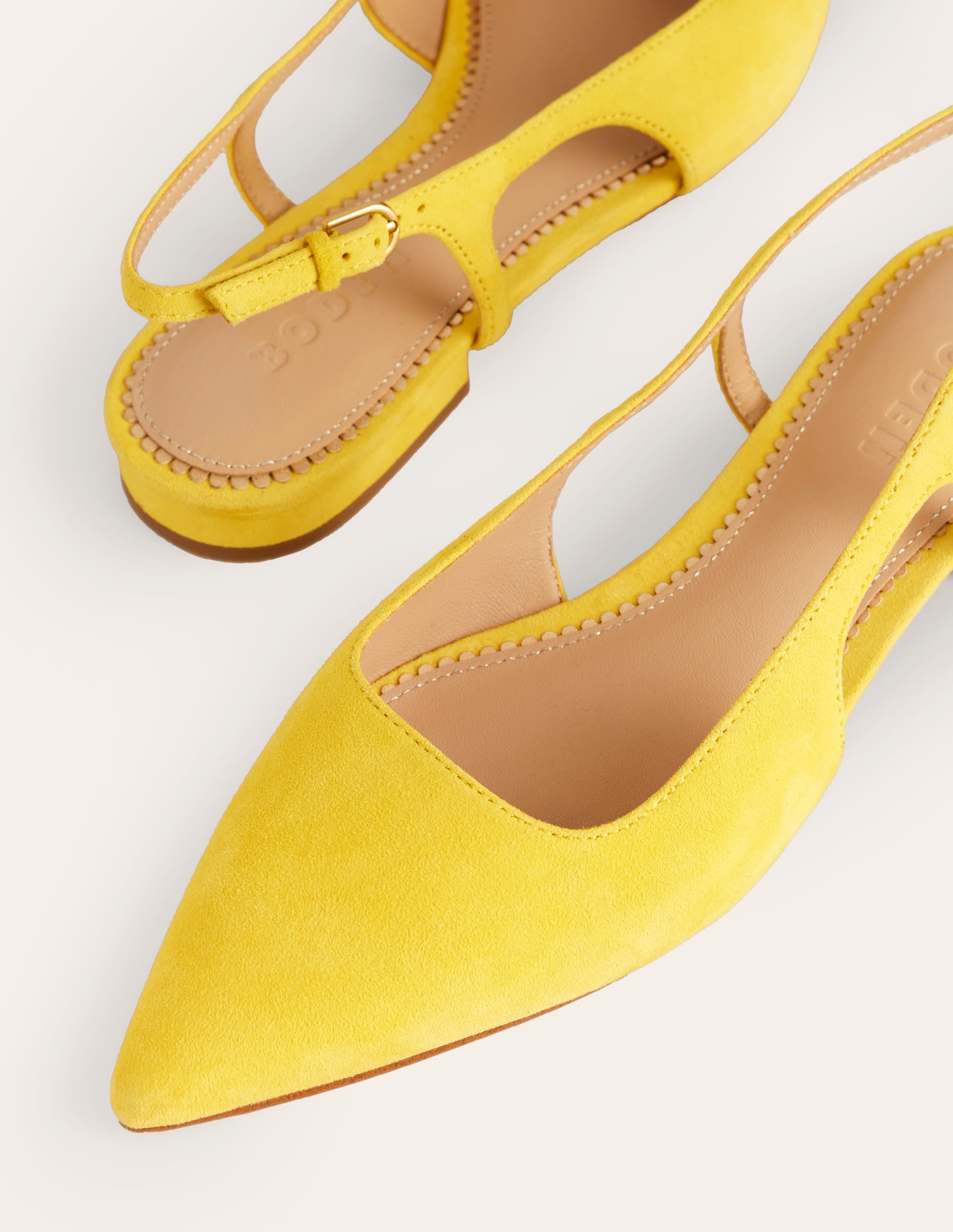 Cut Out Slingback Flat-Maximillion Yellow - Image 4