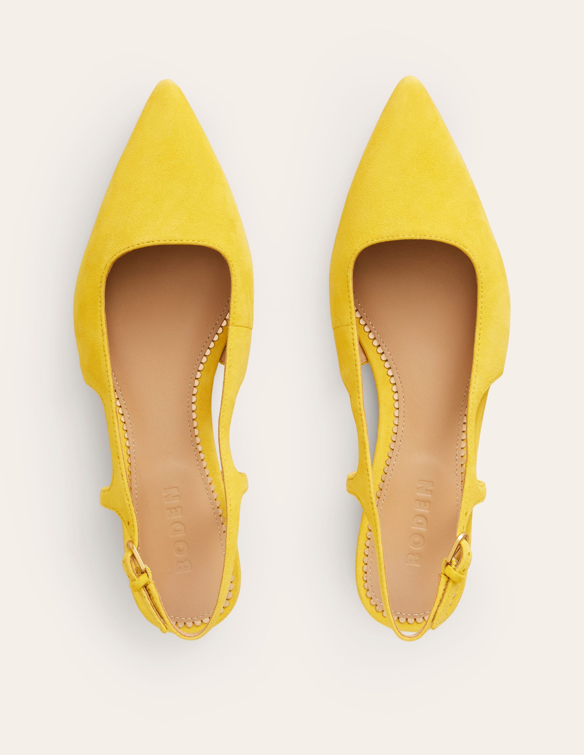 Cut Out Slingback Flat-Maximillion Yellow - Image 5