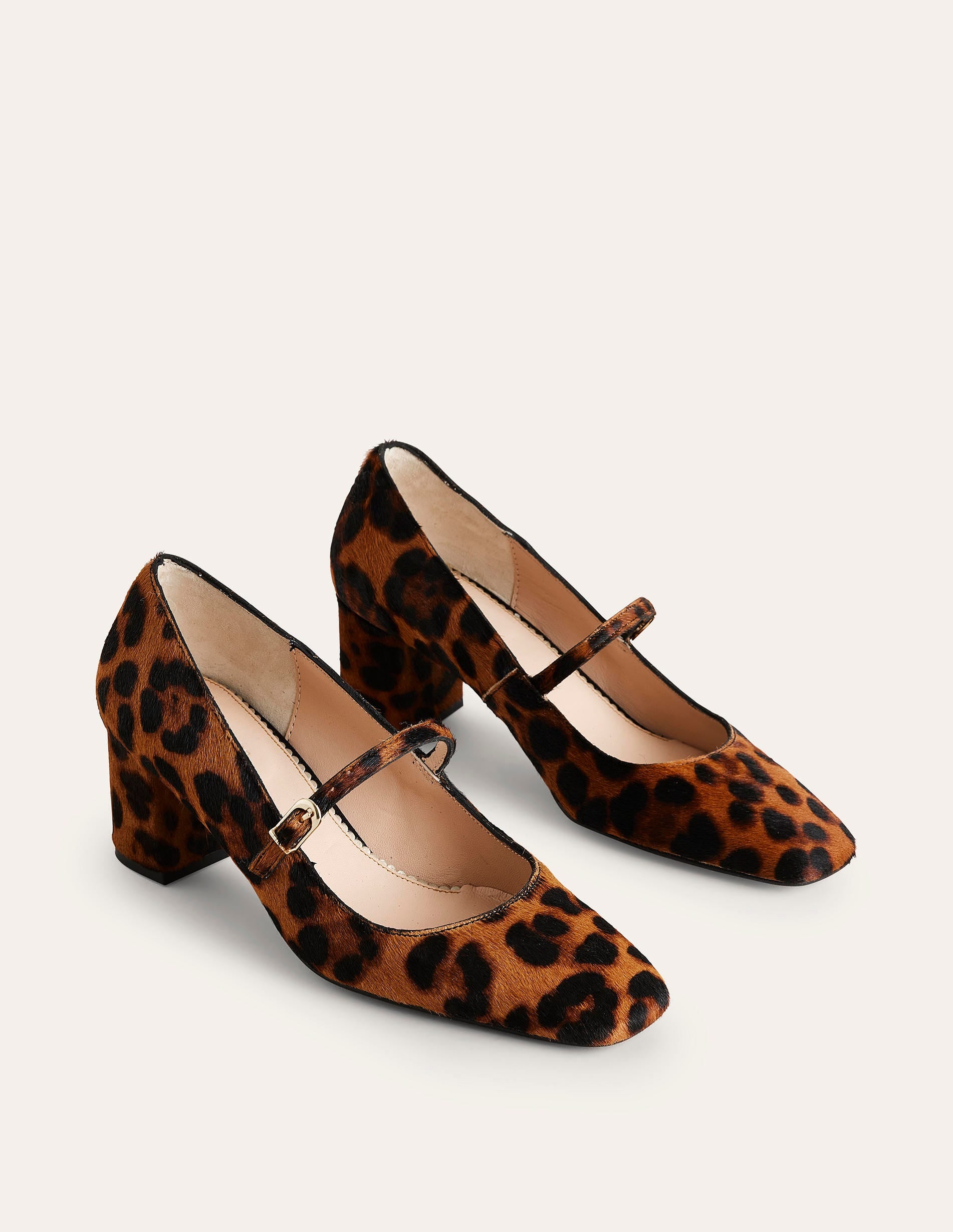 Block Heel Mary Jane-Classic Leopard - Image 3