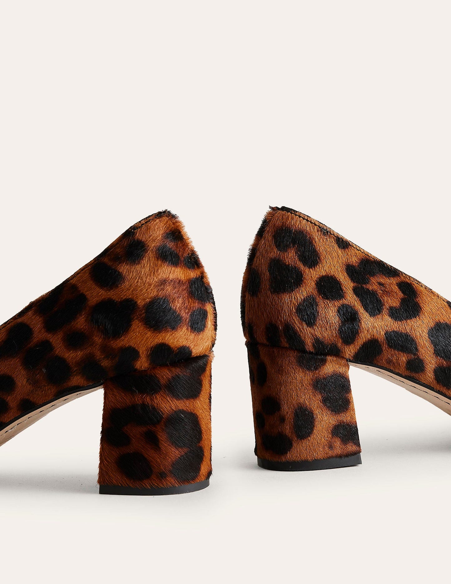 Block Heel Mary Jane-Classic Leopard