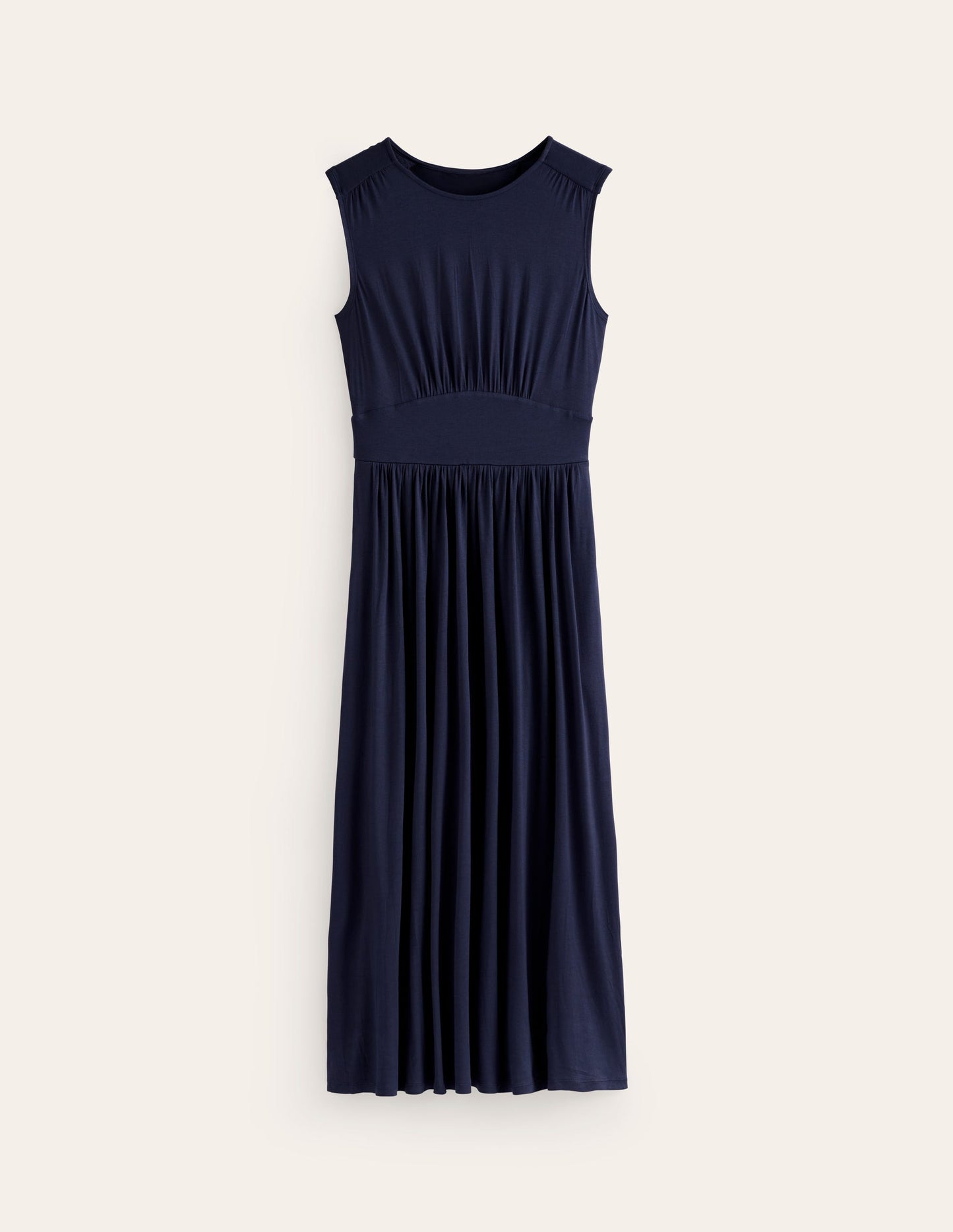 Thea Sleeveless Midi Dress-Navy