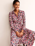 Kate Midi Shirt Dress-Soft Peony, Sweet Pea