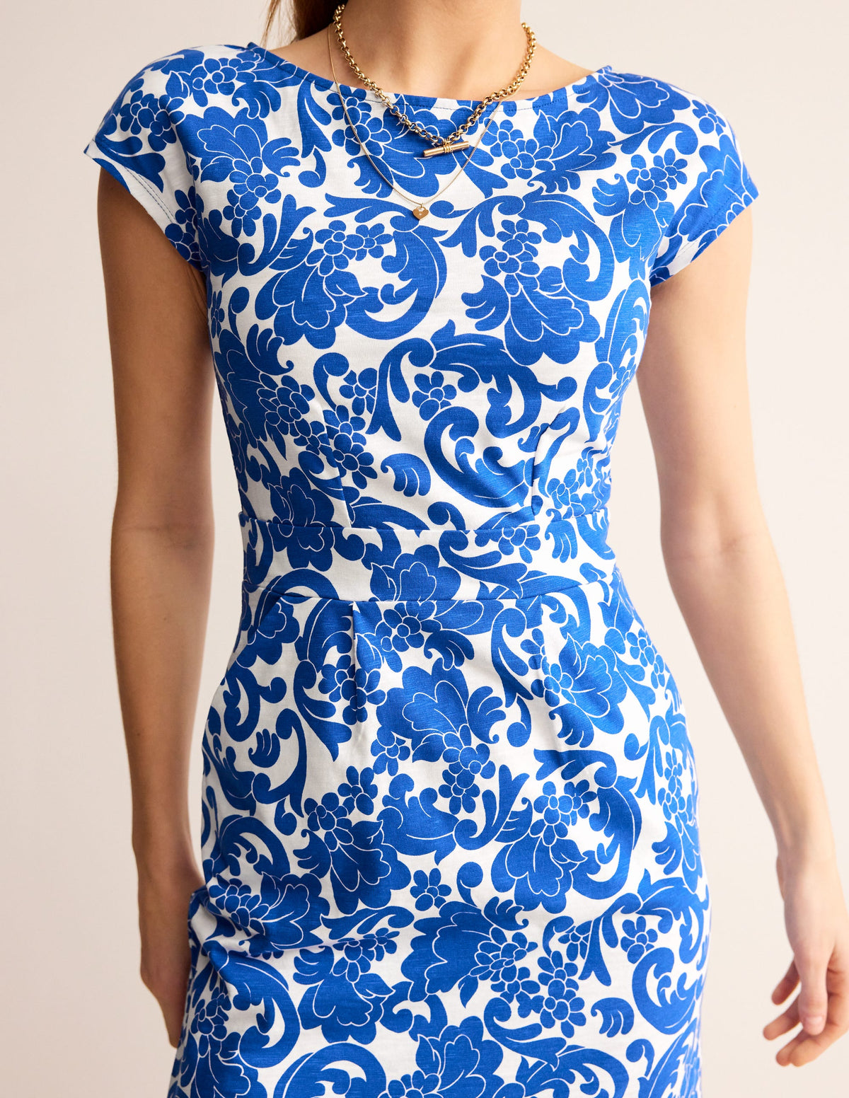 Florrie Jersey Dress-Surf the Web, Opulent Whirl-2