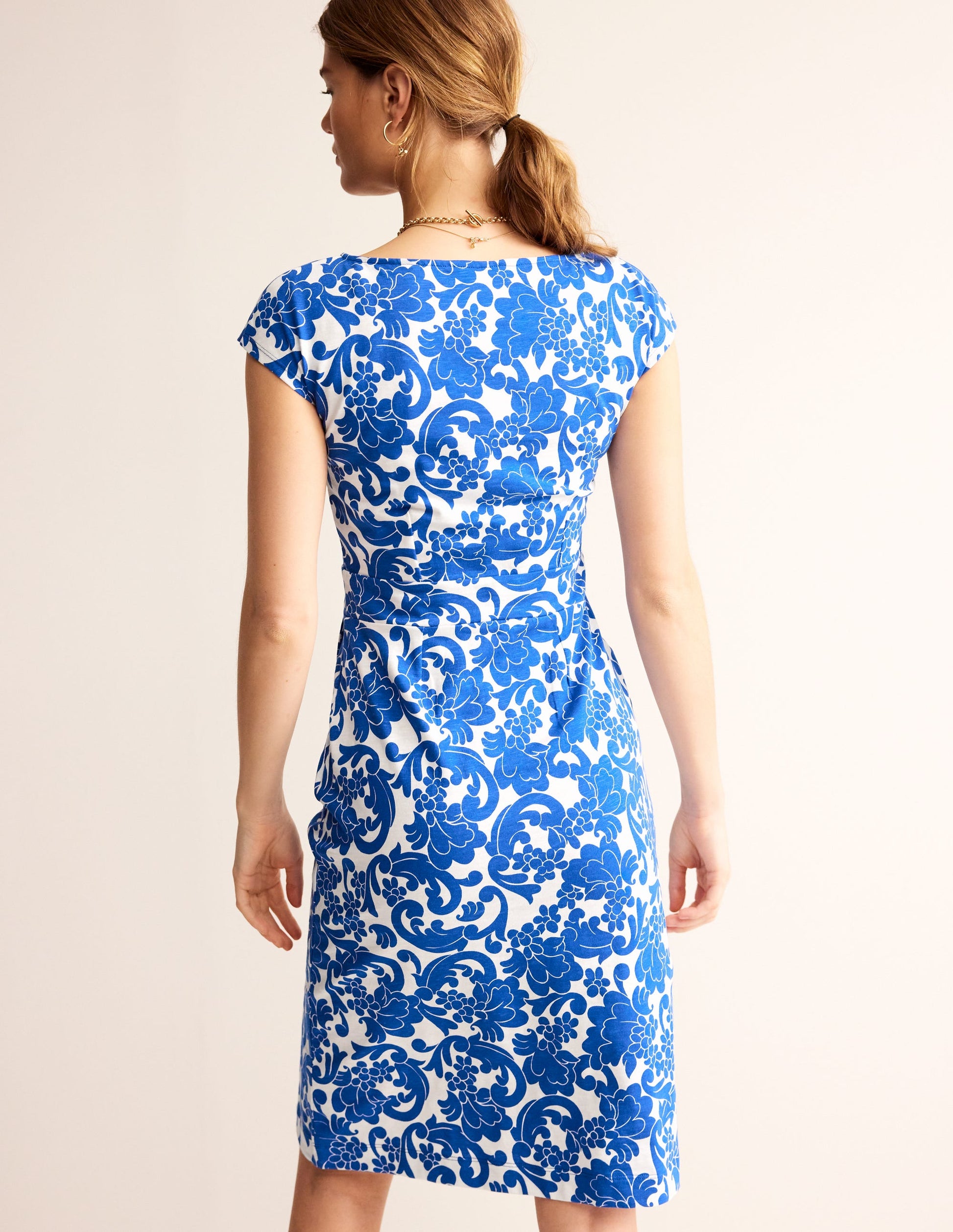 Florrie Jersey Dress-Surf the Web, Opulent Whirl-3