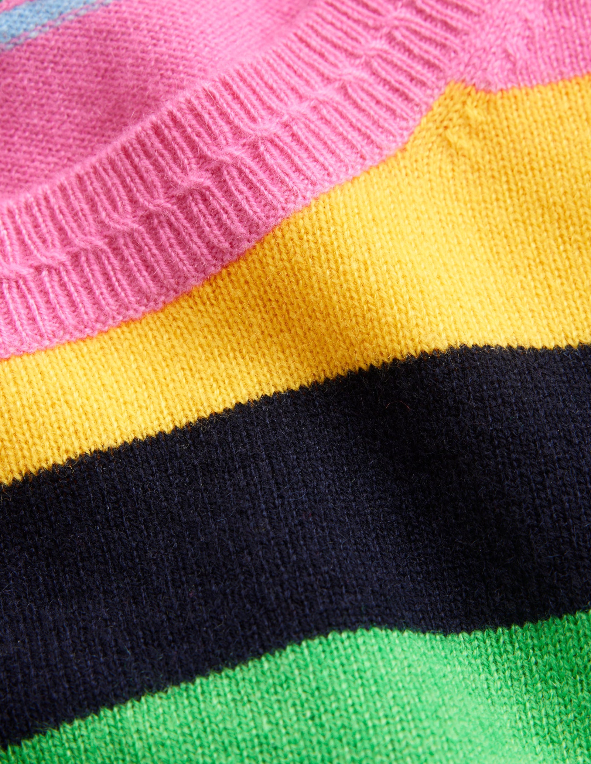 Eva Cashmere Crew Neck Jumper-Air Blue, Party Pink-6