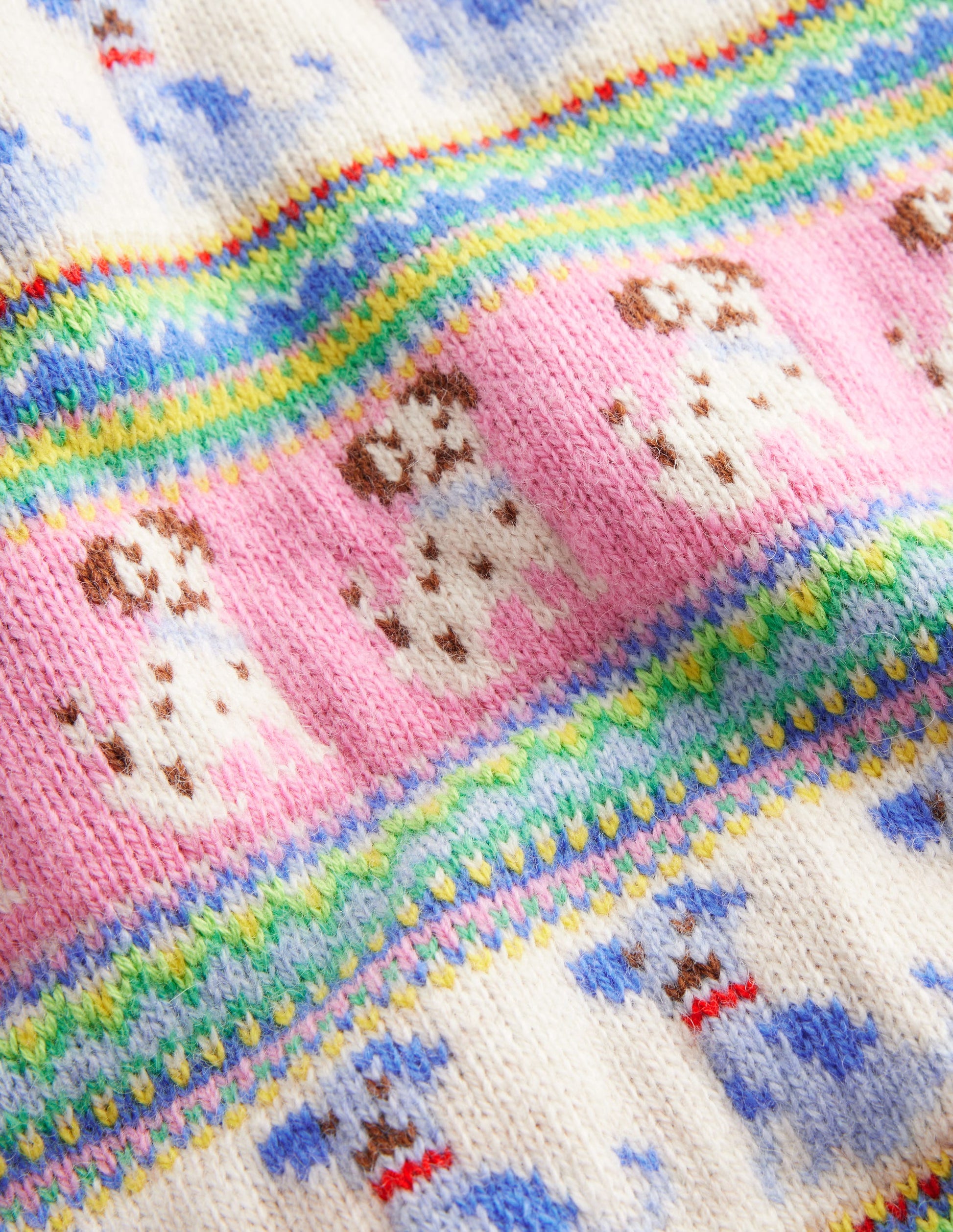 Edie Fair Isle Jumper-Warm Ivory Dog Fair Isle-6