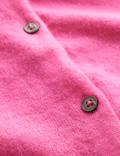 Eva Cashmere Crew Cardigan-Sangria Sunset-6