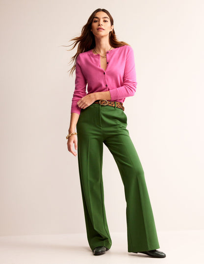 Eva Cashmere Crew Cardigan-Sangria Sunset-4