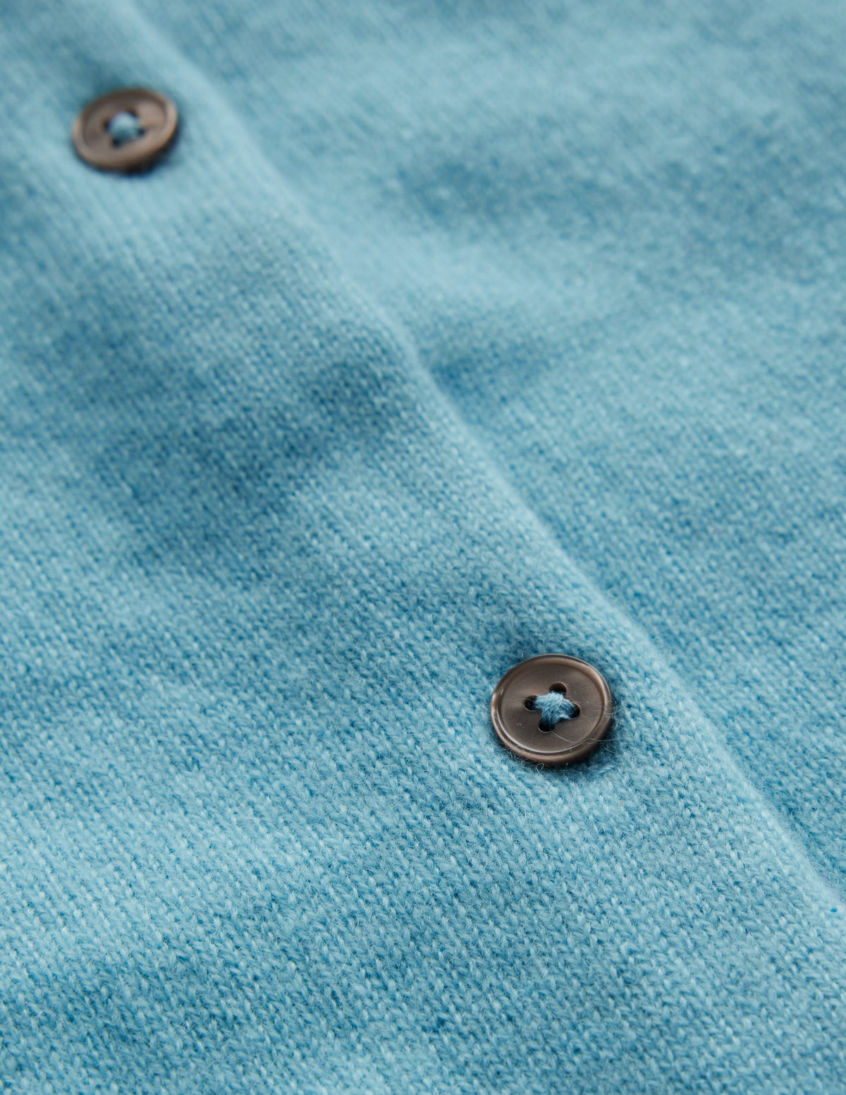 Eva Cashmere Crew Cardigan-Air Blue - Image 7
