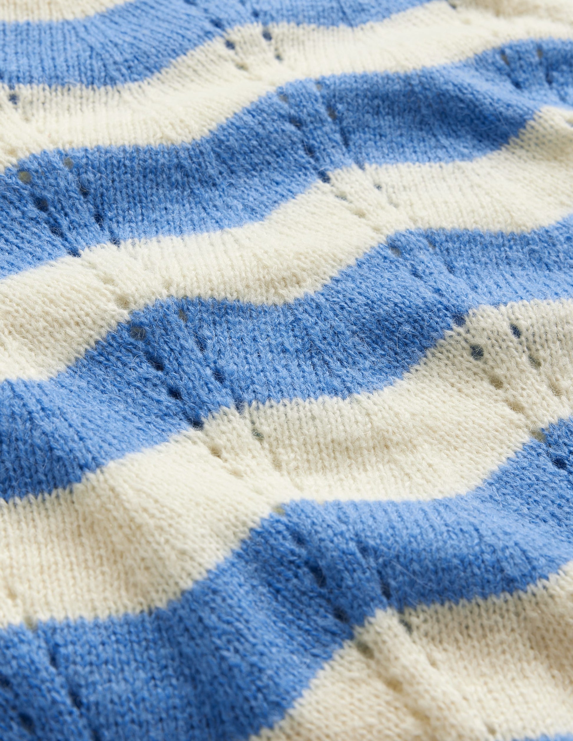 Fluffy Wave Jumper-Bright Blue, Warm Ivory Wave-7