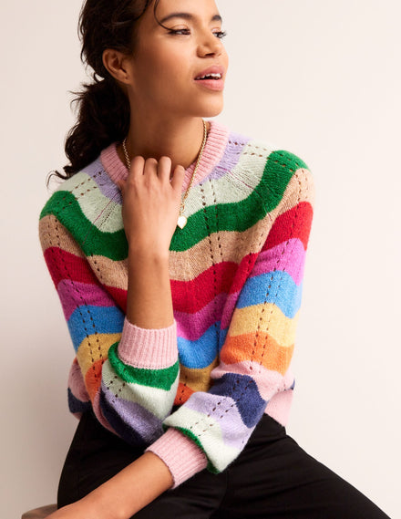 Fluffy Wave Jumper-Multi