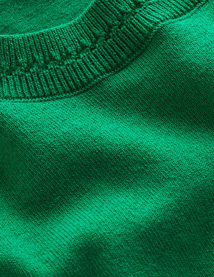 Catriona Cotton Crew T-Shirt-Fresh Mint Green-6