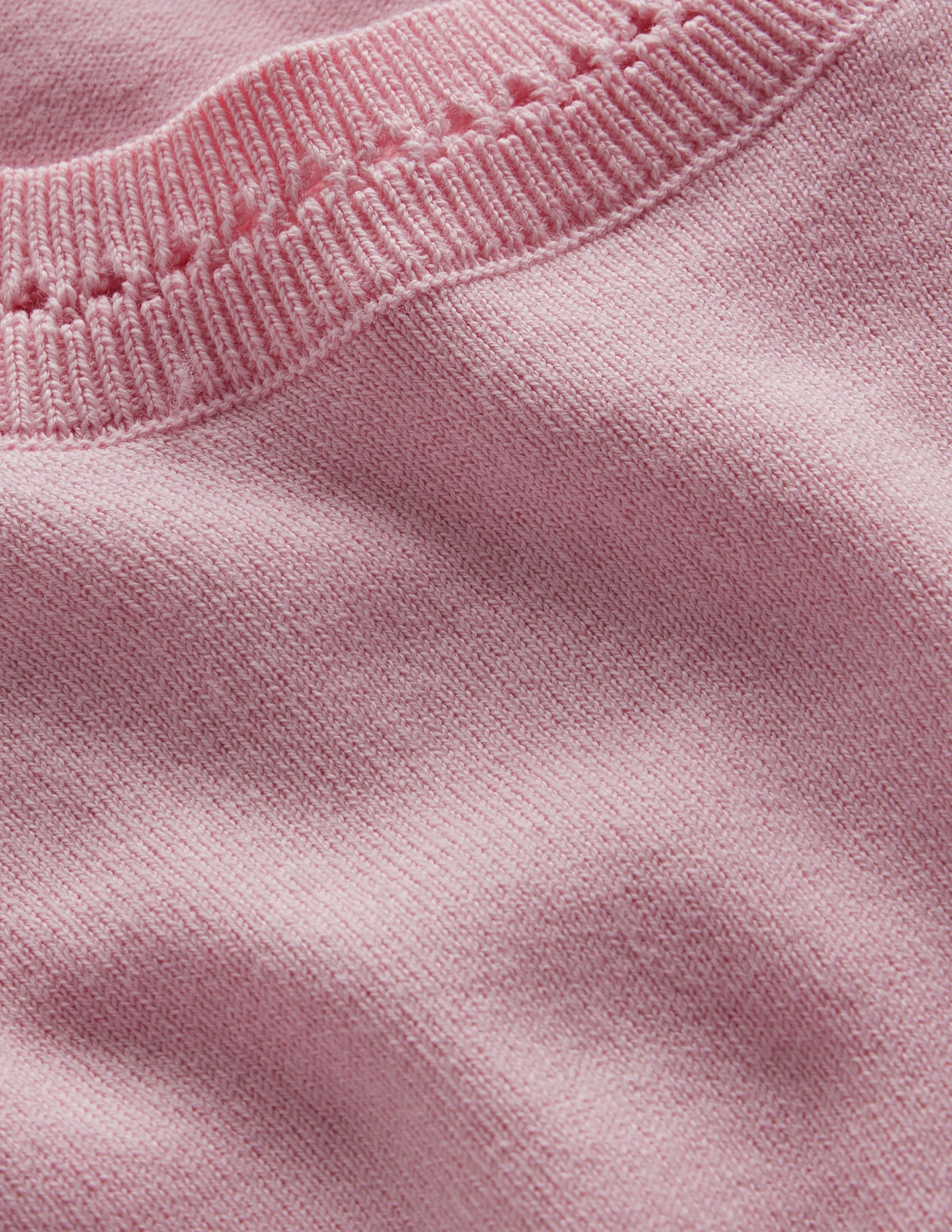 Catriona Cotton Crew T-Shirt-Spring Blossom Pink - Image 6