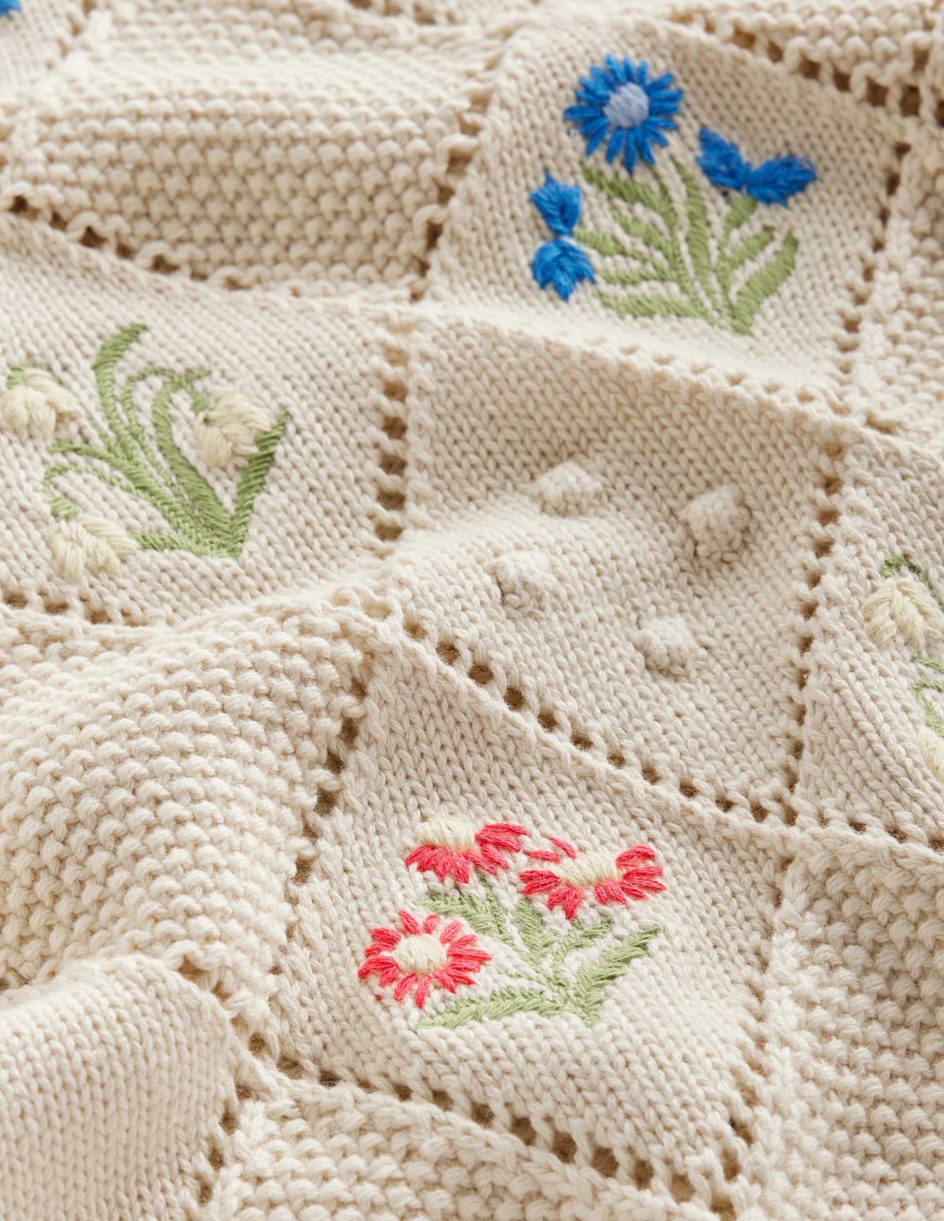 Cotton Embroidered Jumper-Warm Ivory-6