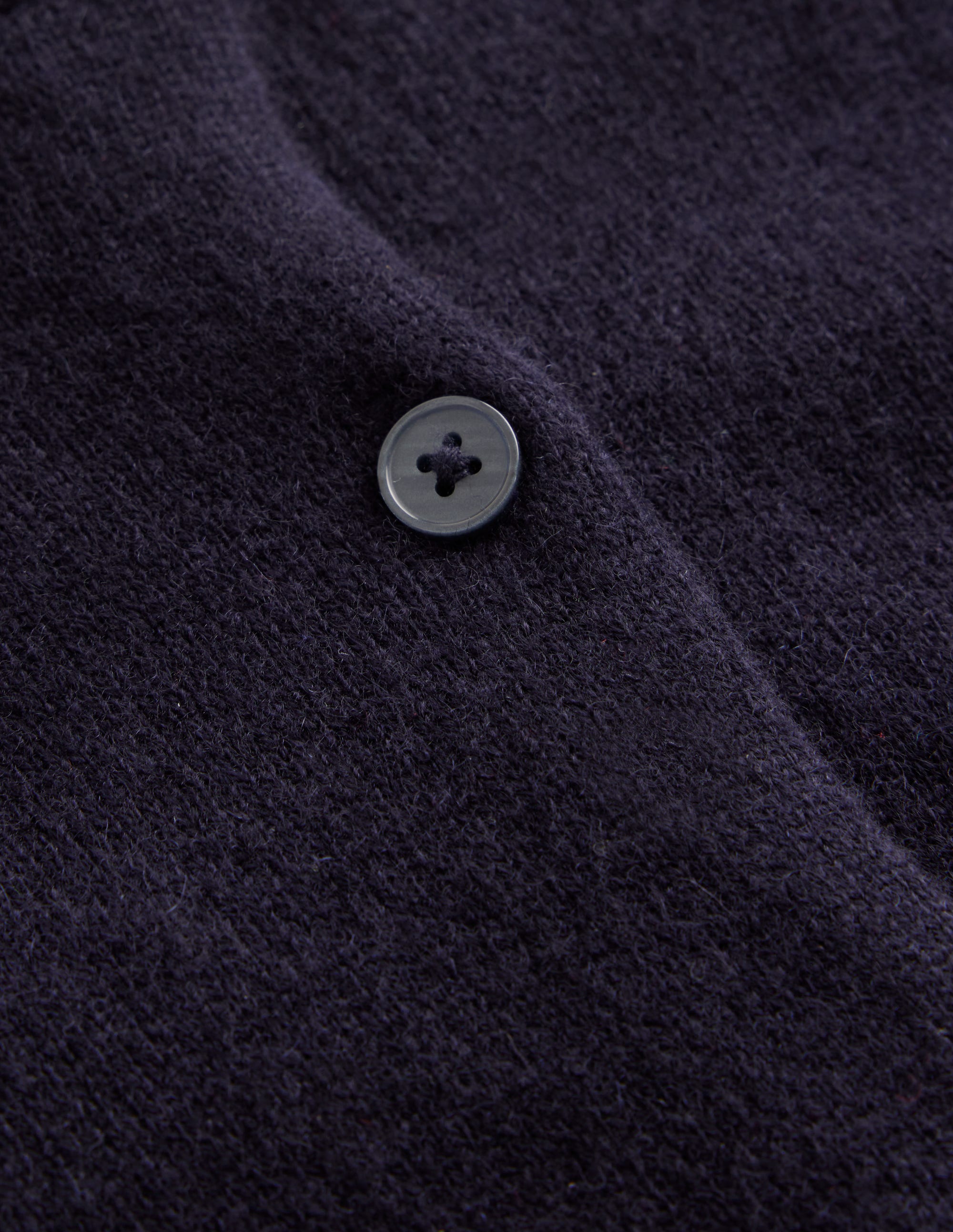 Eva Cashmere Cropped Cardigan-Navy - Image 6
