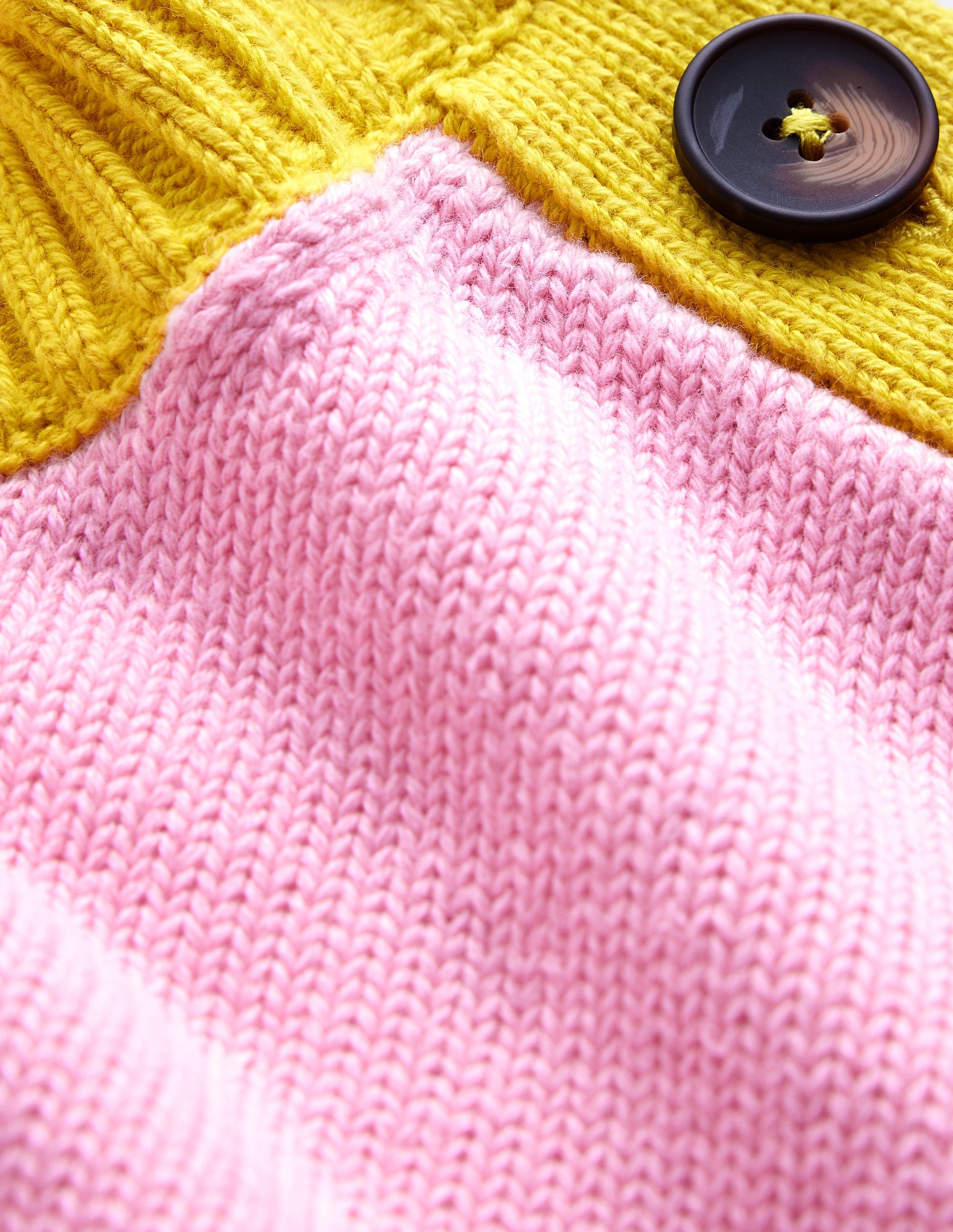 Hotch Potch Cotton Jumper-Blossom Pink, Warm Ivory-6