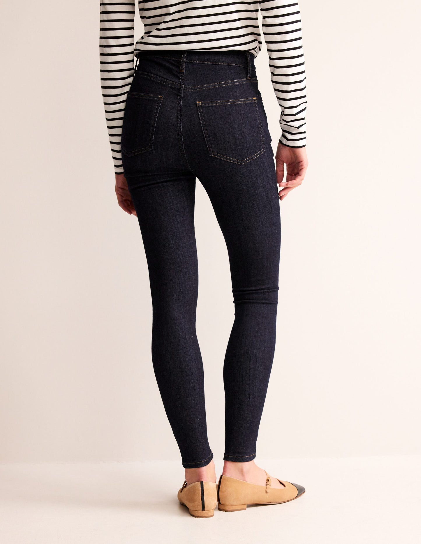 High Rise Skinny Jeans-Indigo