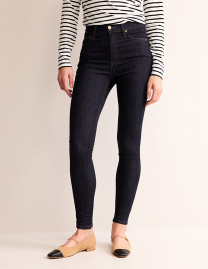 High Rise Skinny Jeans-Indigo