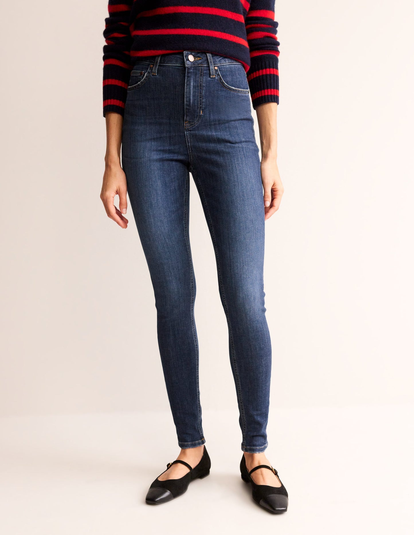 High Rise Skinny Jeans-Mid Vintage