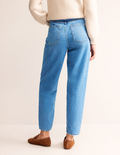 High Rise '90s Tapered Jeans-Mid Vintage