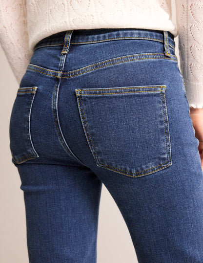 Mid Rise Slim Leg Jeans-Mid Vintage