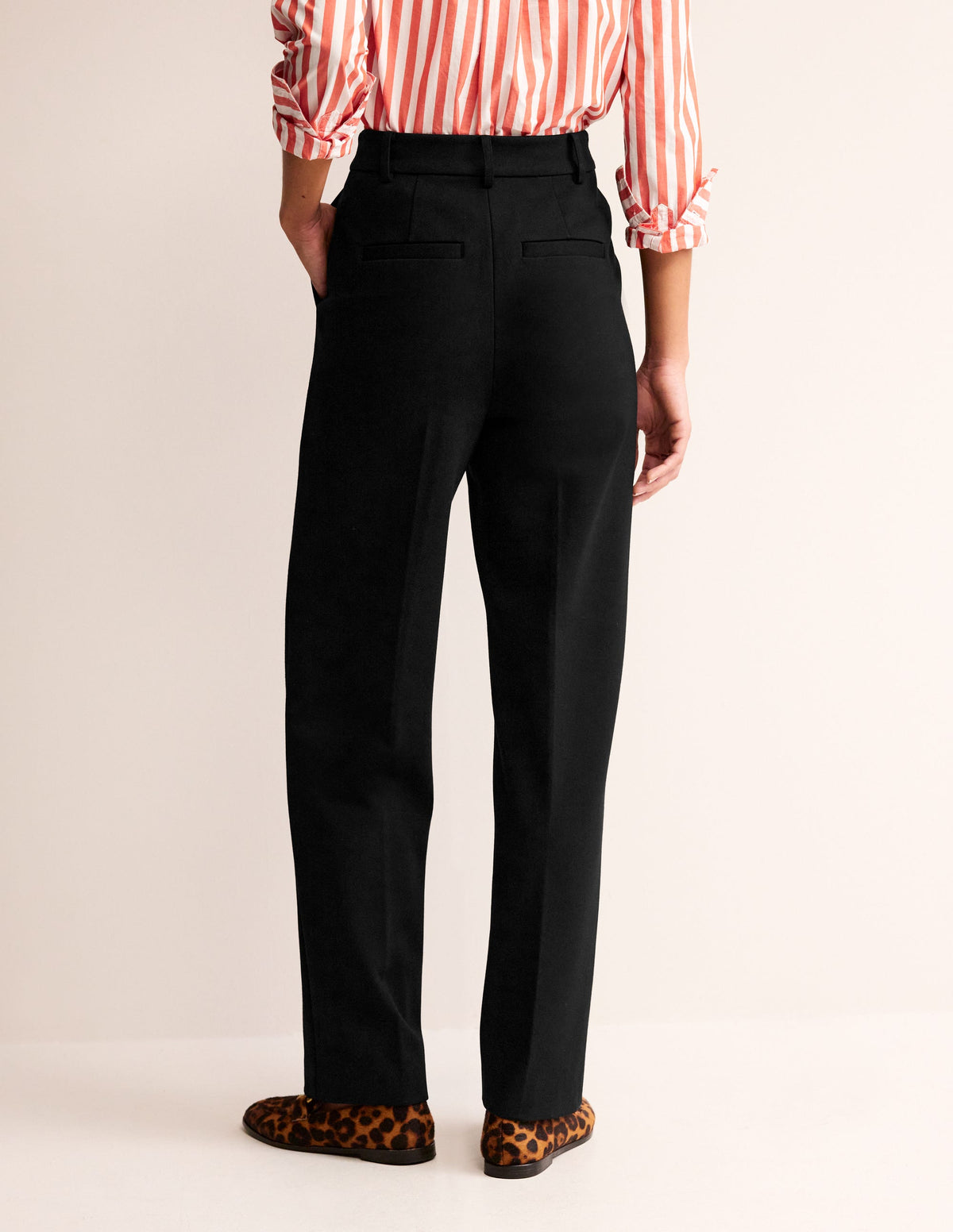 Pimlico Ponte Trousers-Black - Image 3
