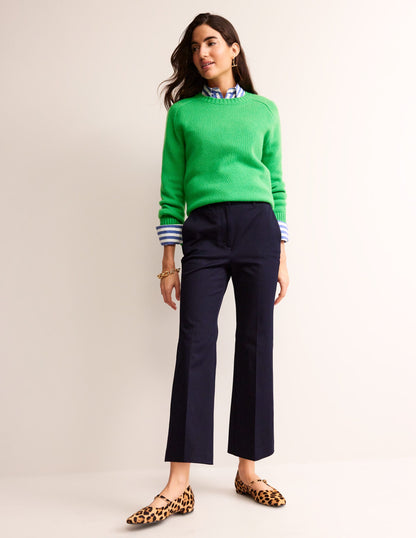 Chelsea Bi-stretch Trousers-Navy