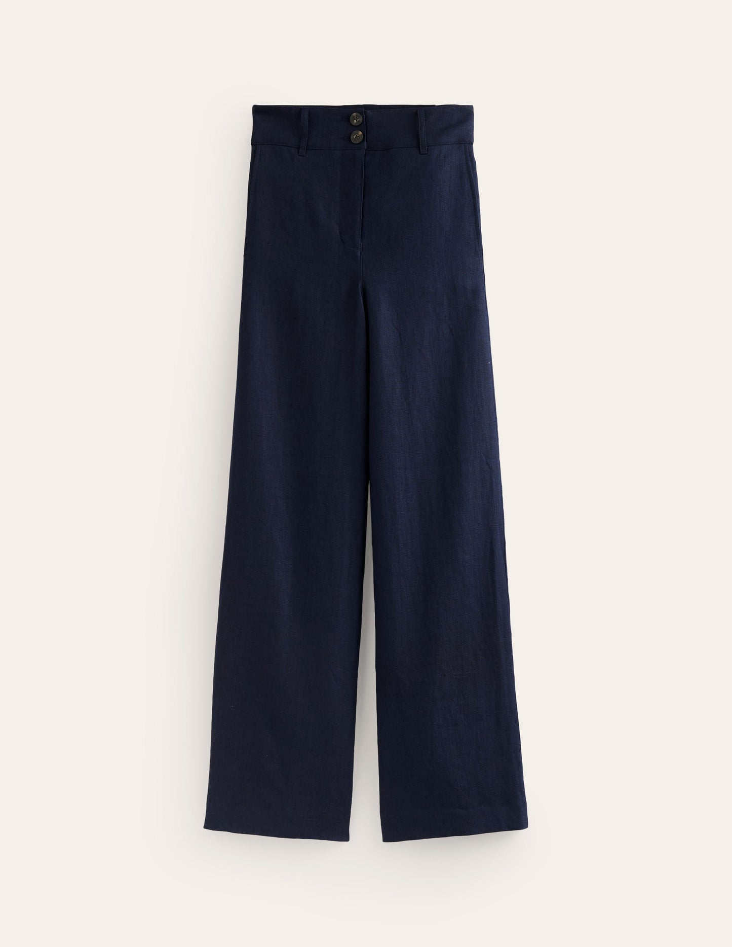 Westbourne Linen Trousers-Navy