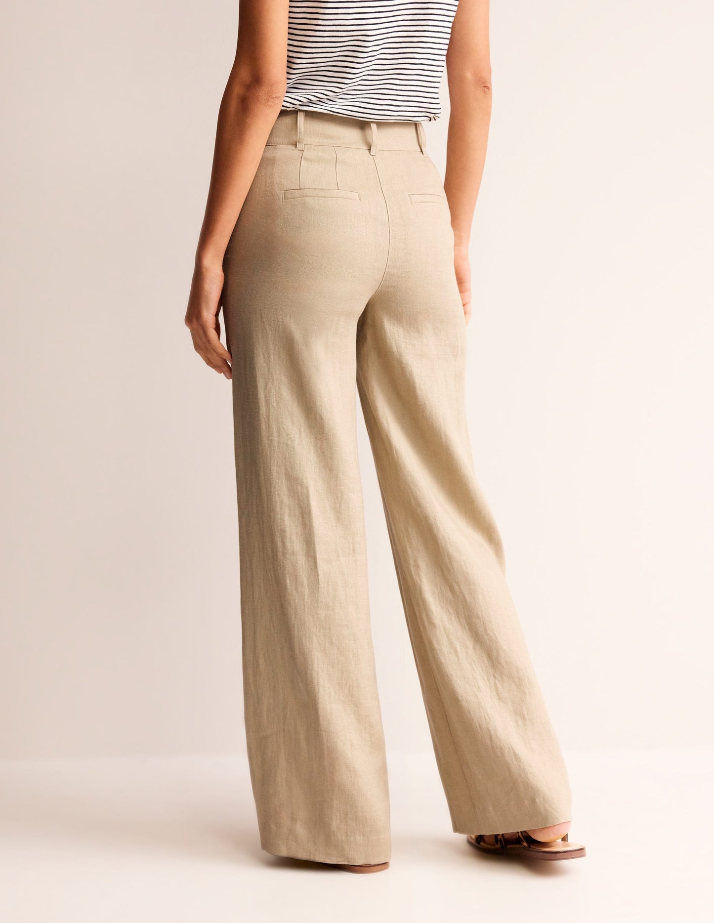 Westbourne Linen Trousers-Neutral