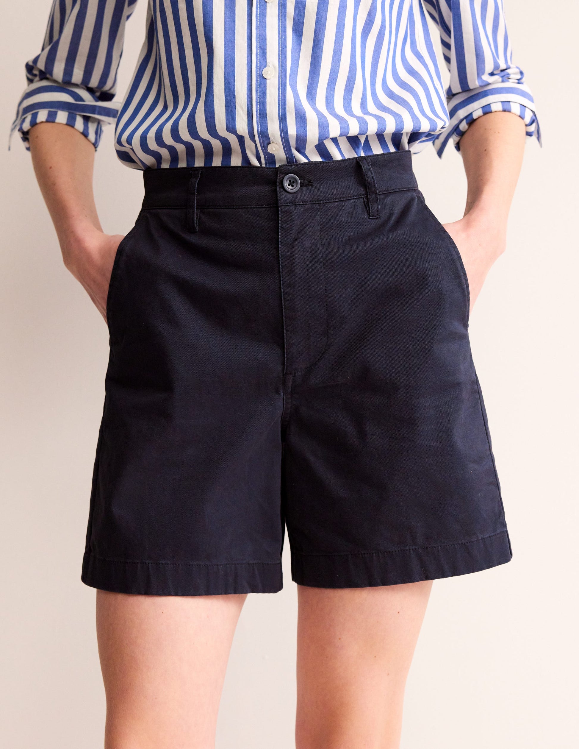 Barnsbury Chino Short-Navy-4