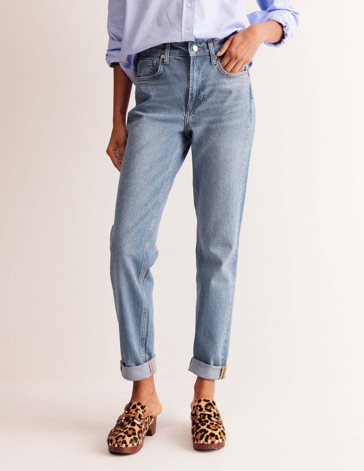Girlfriend Jeans-Light Vintage - Image 4