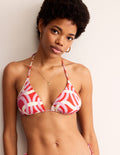 Symi String Bikini Top-Fiesta, Geo Whirl