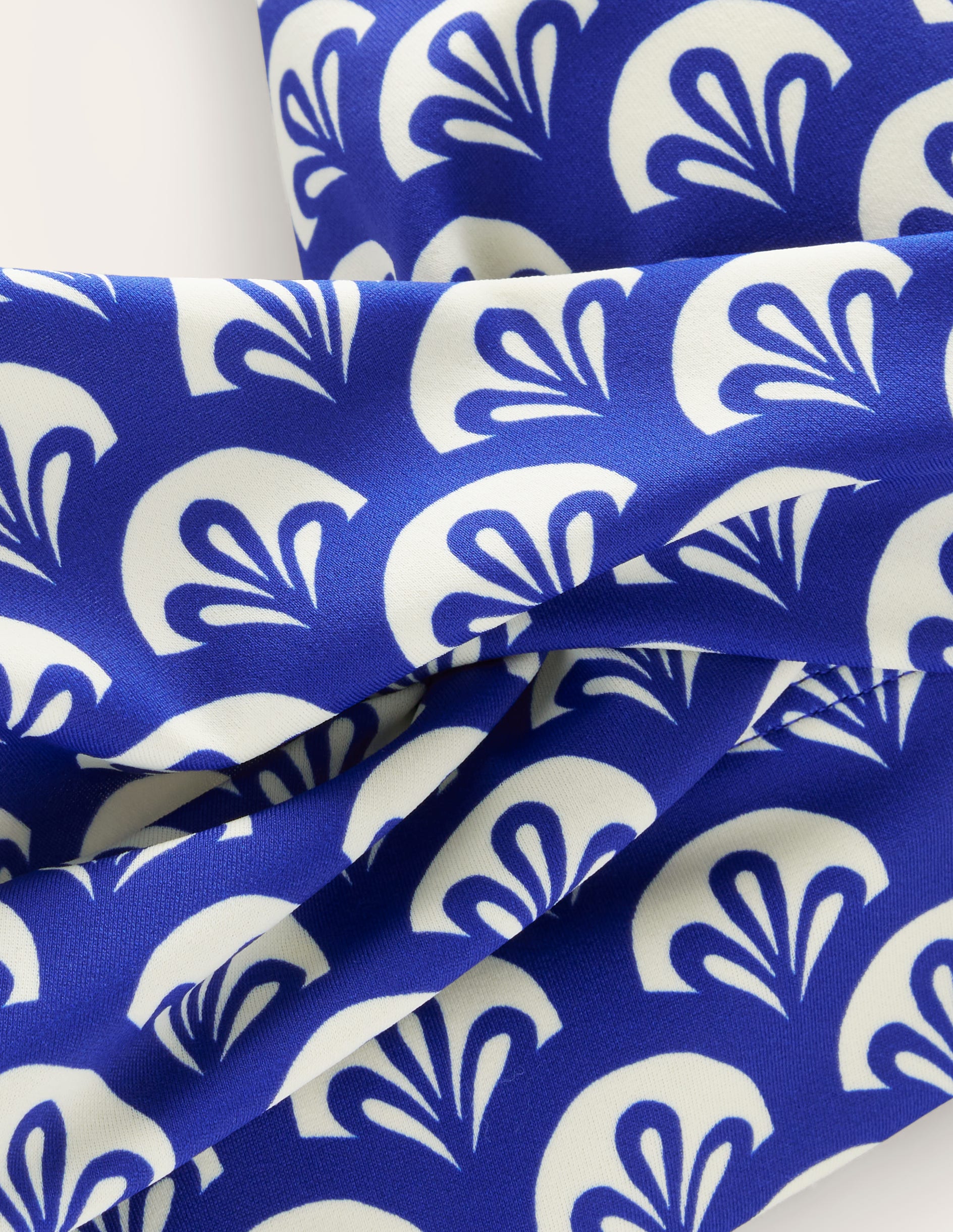 Levanzo Halter Bikini Top-Surf The Web, Foliage Geo-6