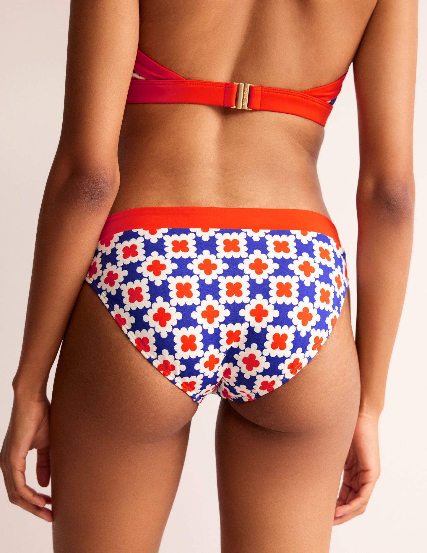 Ithaca Panel Bikini Bottoms-Surf the web, Abstract Tile