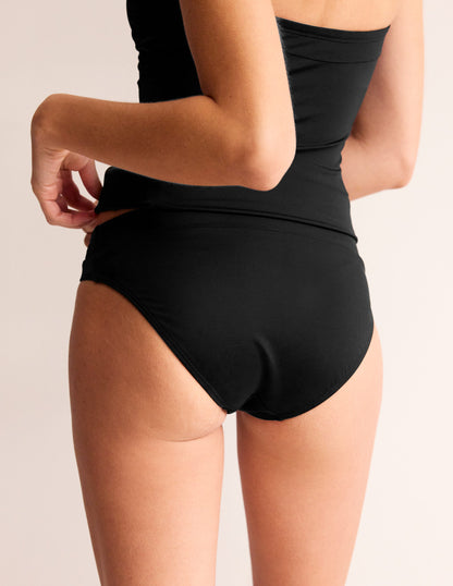 Ithaca Panel Bikini Bottoms-Black